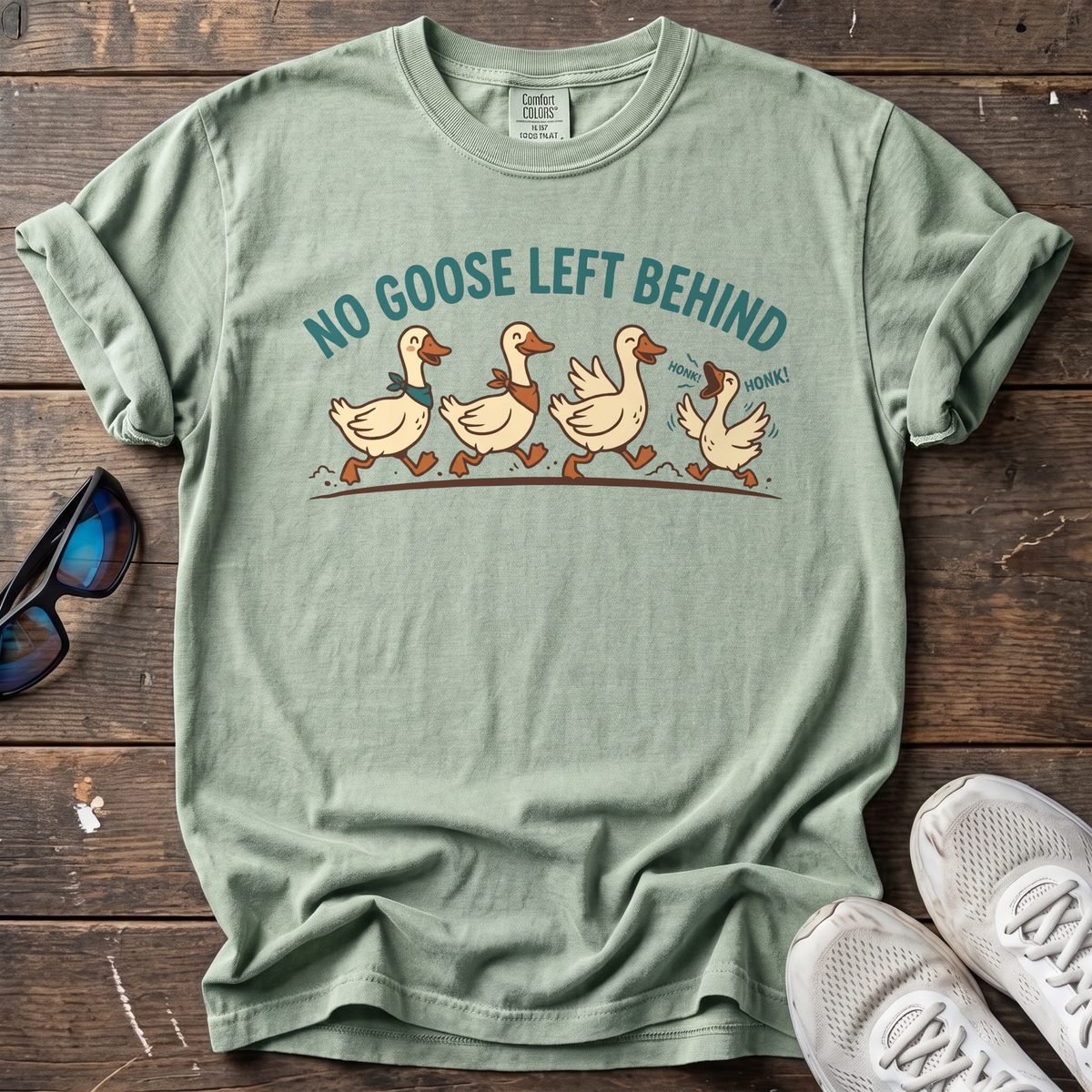 No Goose Left Behind Tee — Bay