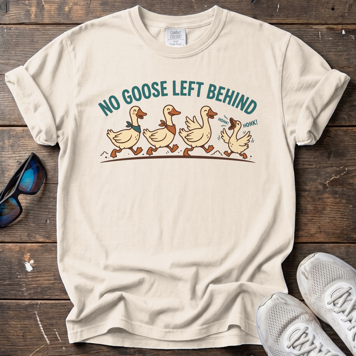 No Goose Left Behind Tee — Ivory