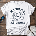 No Splits, Just Zoomies Tee — White