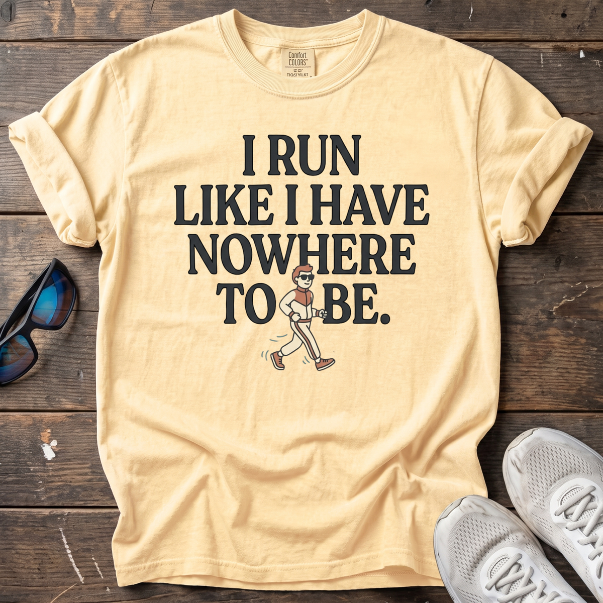 Nowhere to Be Tee — Butter