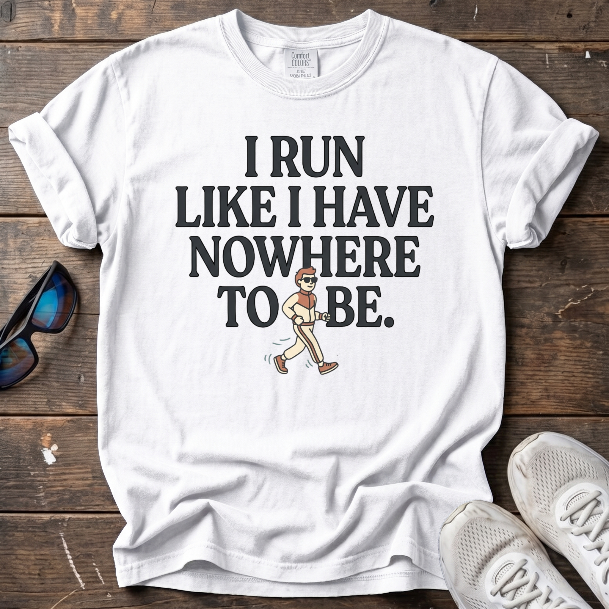 Nowhere to Be Tee — White