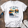 Out & Back Morning Miles Tee — White