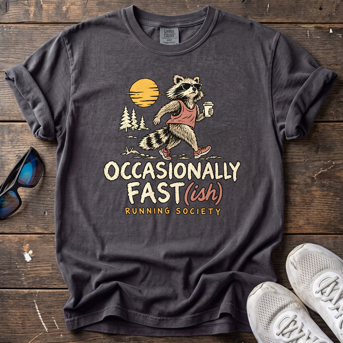 Occasionally Fast(ish) Tee — Graphite