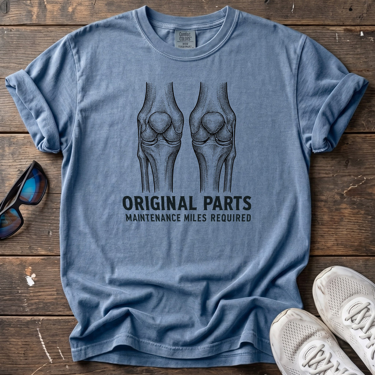 Original Parts Tee — Blue Jean