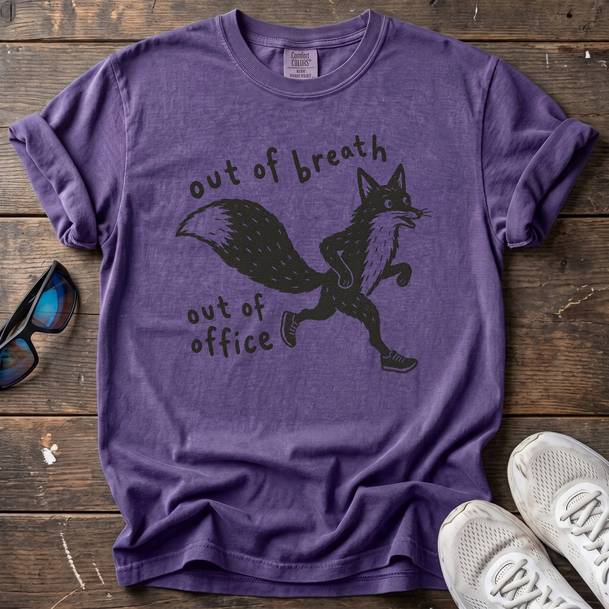 Out of Office Tee — Grape