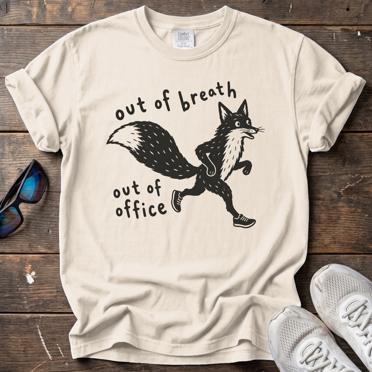Out of Office Tee — Ivory