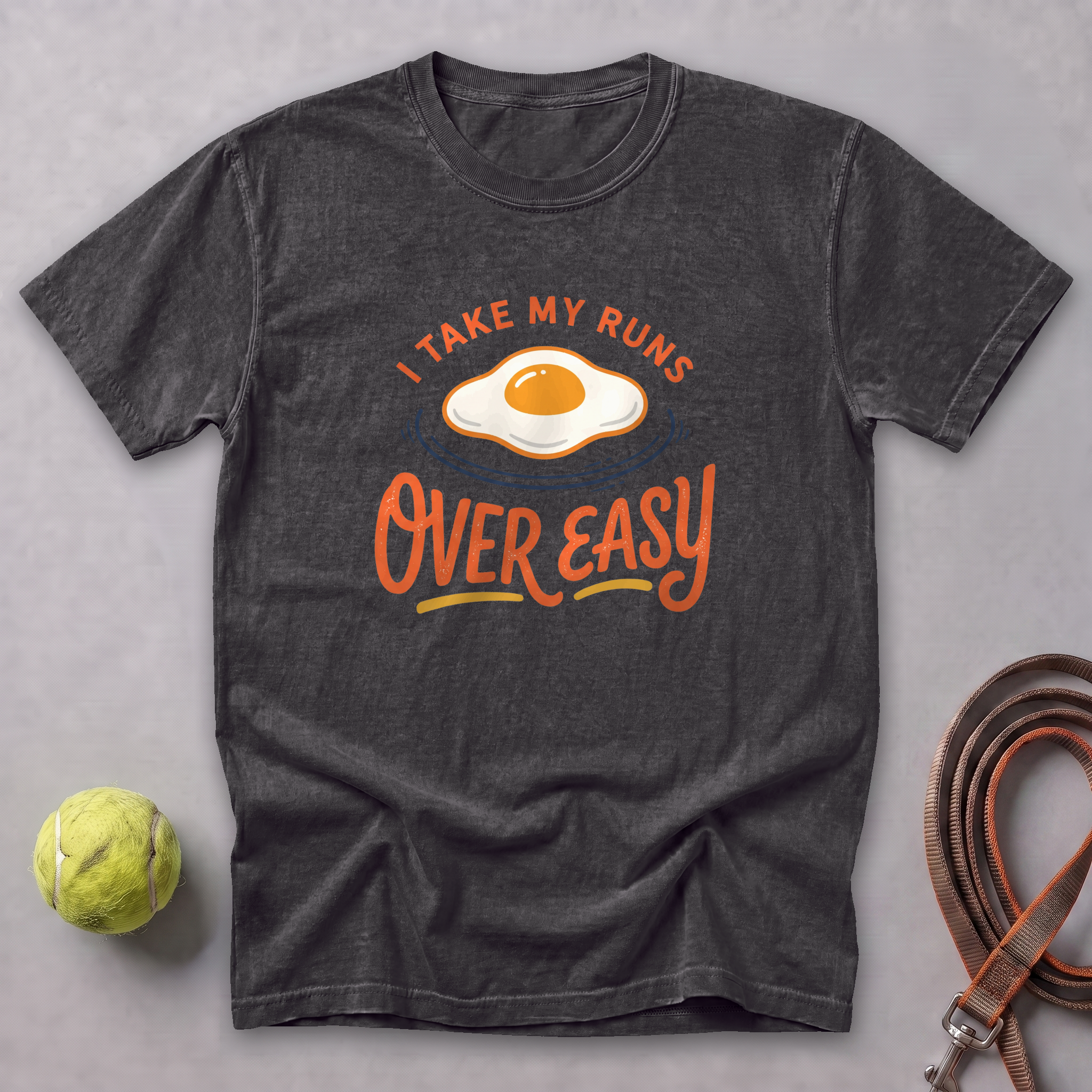 Over Easy Tee — Graphite