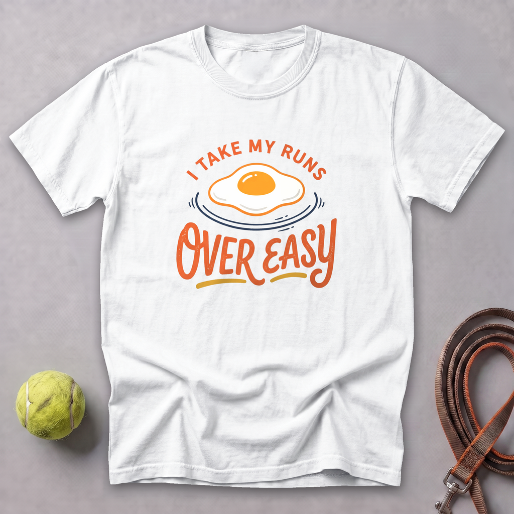 Over Easy Tee — White