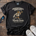 Overdressed & Sweaty Tee — Black
