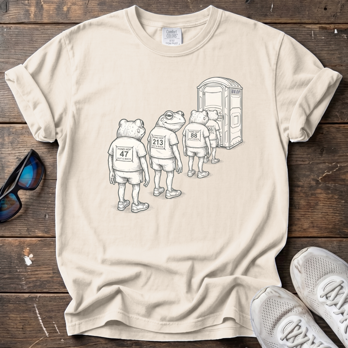 Pre-Race Ritual Tee — Ivory