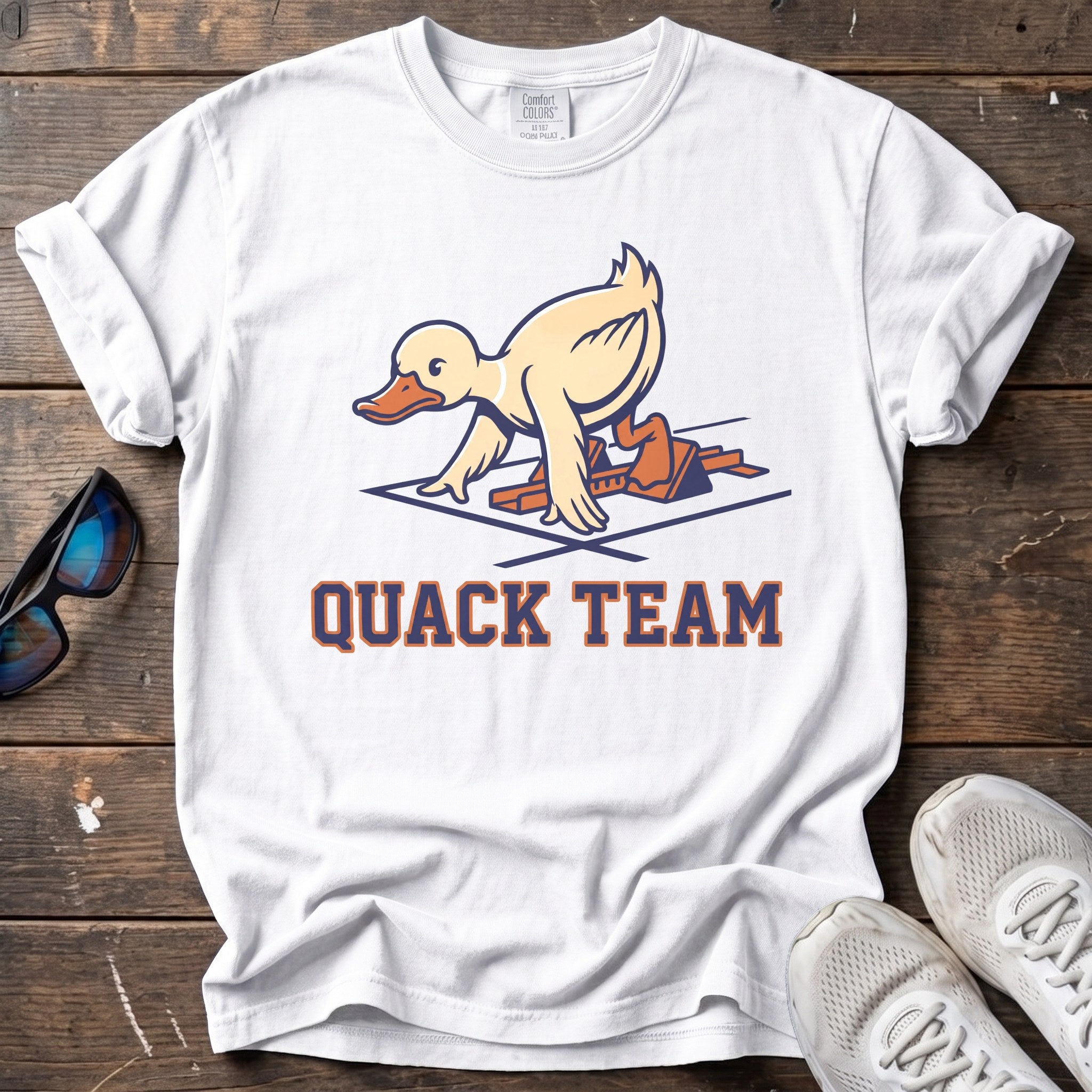 Quack Team Tee — White