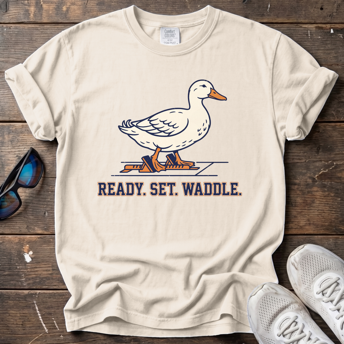 Ready Set Waddle Tee — Ivory