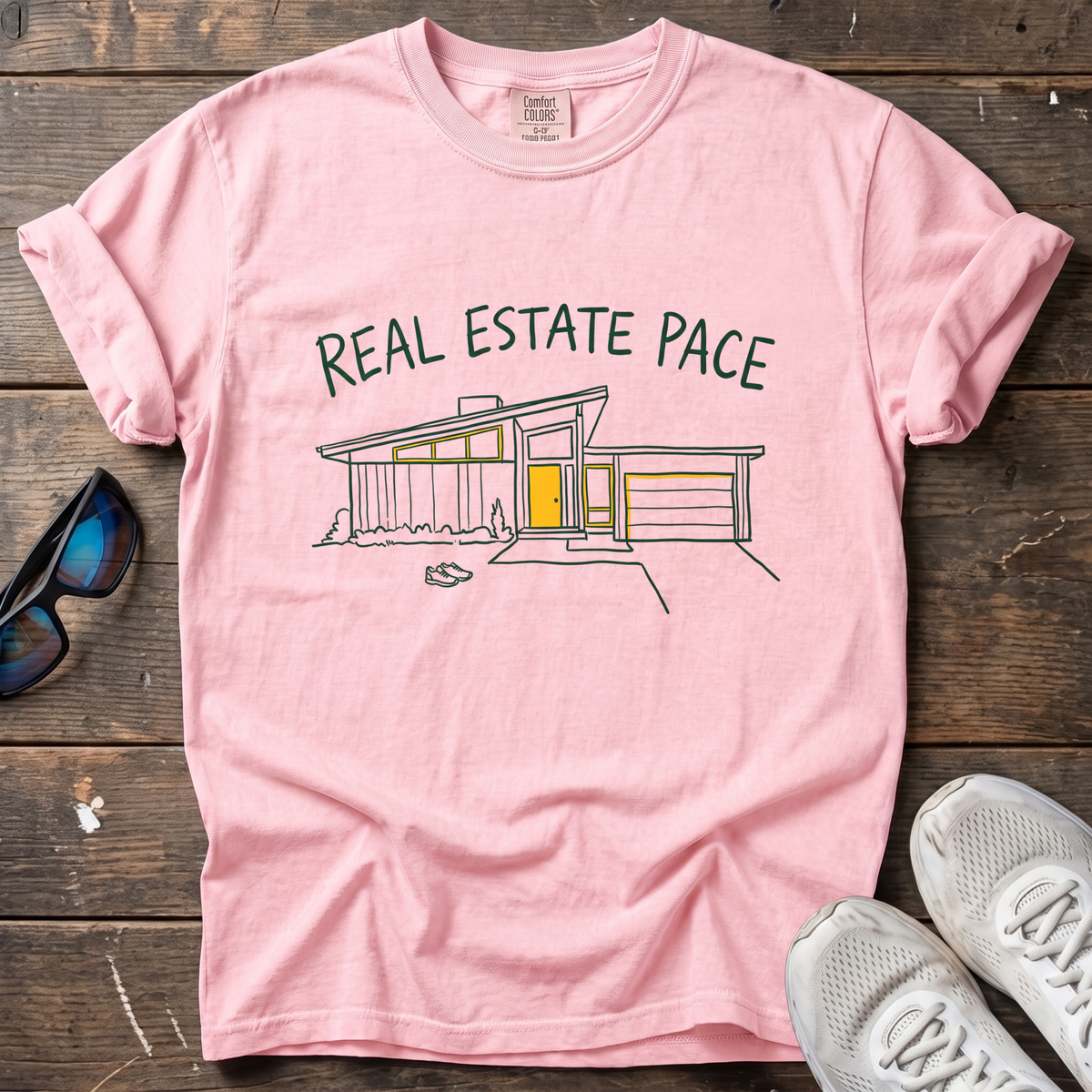 Real Estate Pace Tee — Blossom