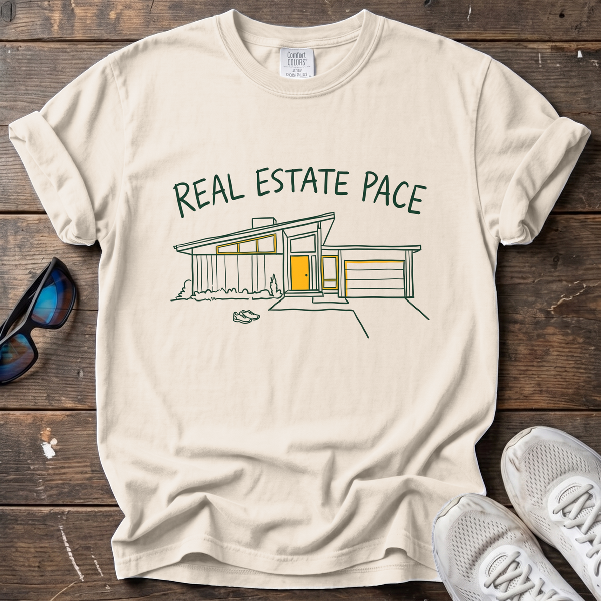 Real Estate Pace Tee — Ivory