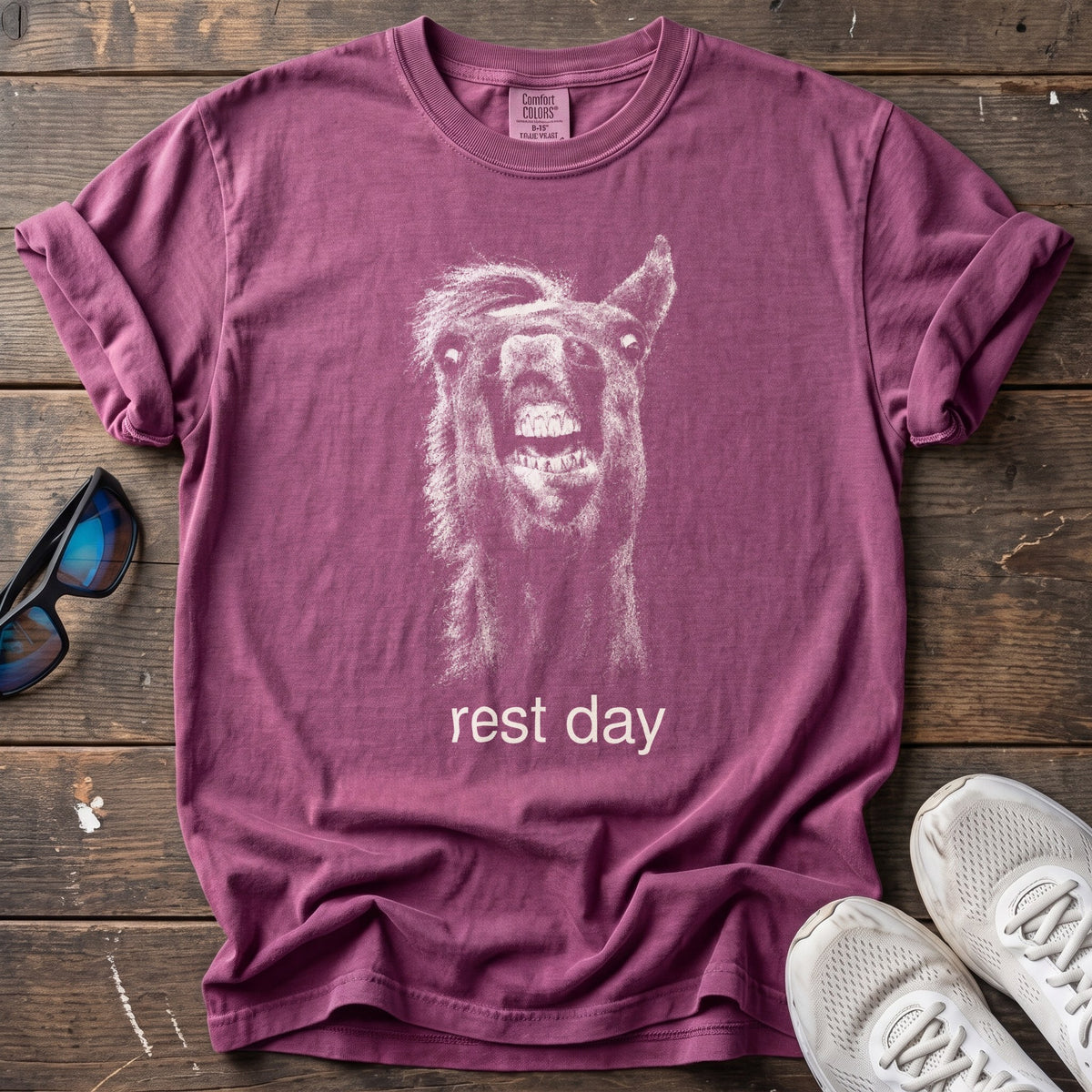 Rest Day Tee — Berry