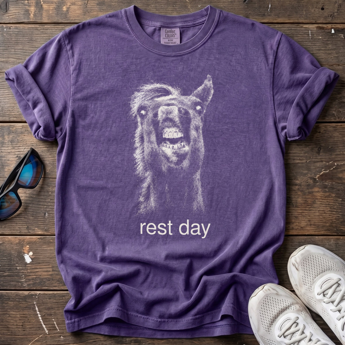 Rest Day Tee — Grape