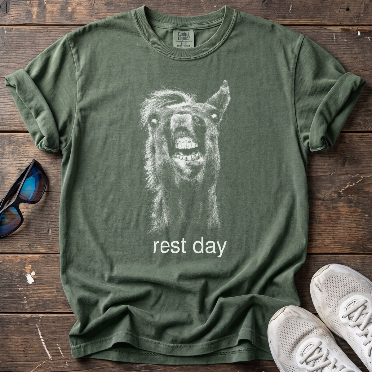 Rest Day Tee — Moss