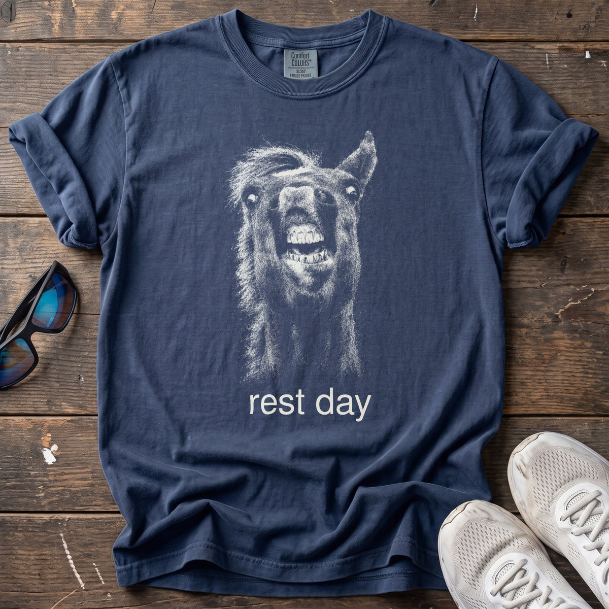 Rest Day Tee — True Navy
