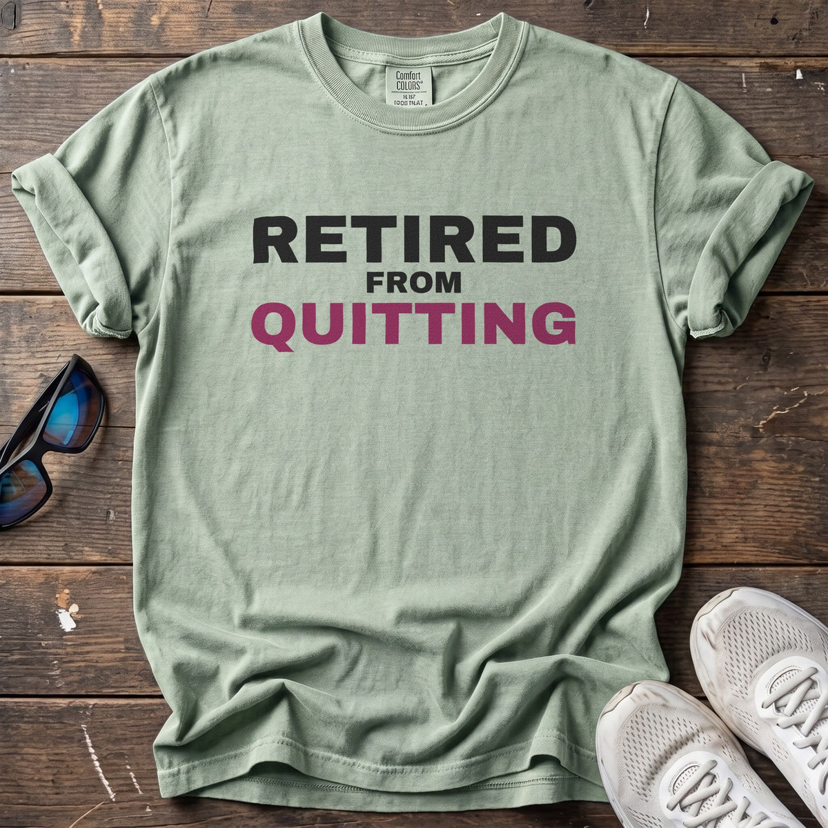 Retired from Quitting Tee — Bay