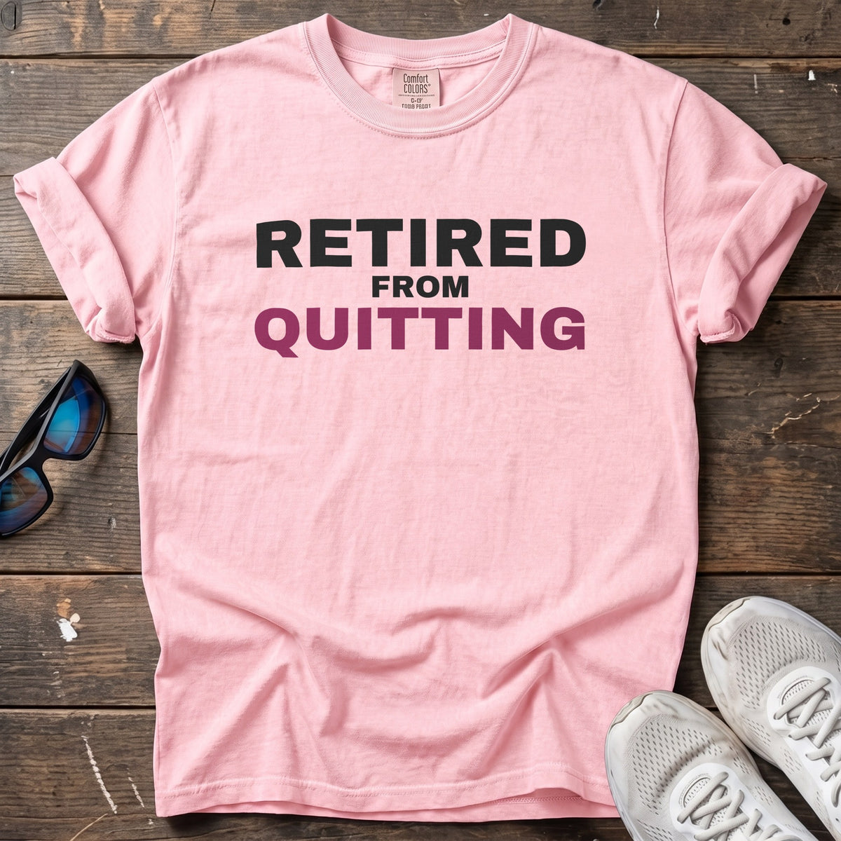 Retired from Quitting Tee — Blossom