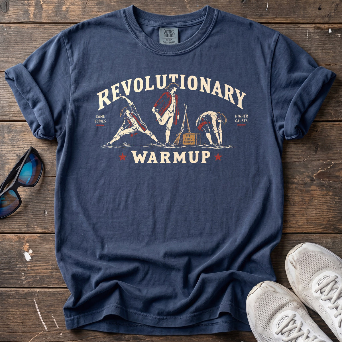 Revolutionary Warmup Tee — True Navy