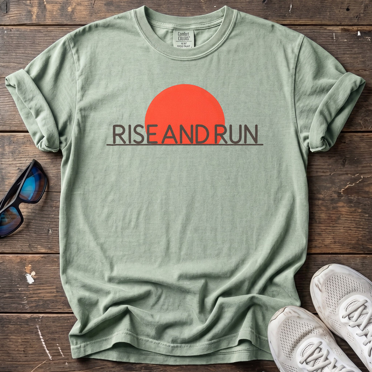 Rise and Run Tee — Bay