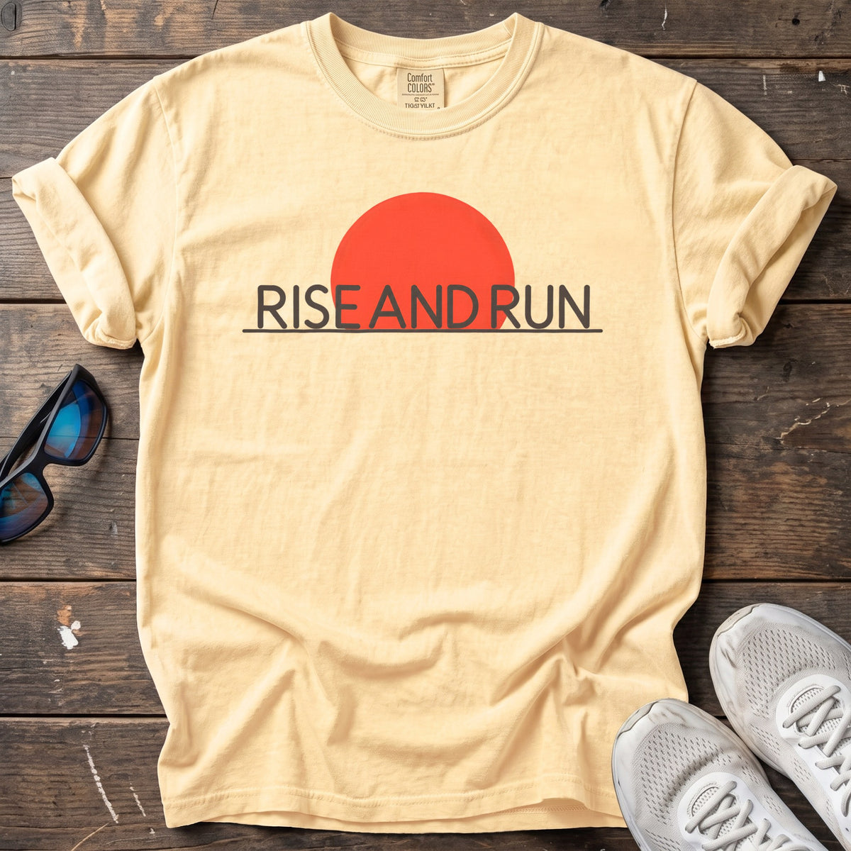 Rise and Run Tee — Butter