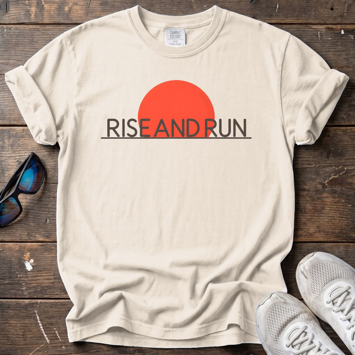 Rise and Run Tee — Ivory