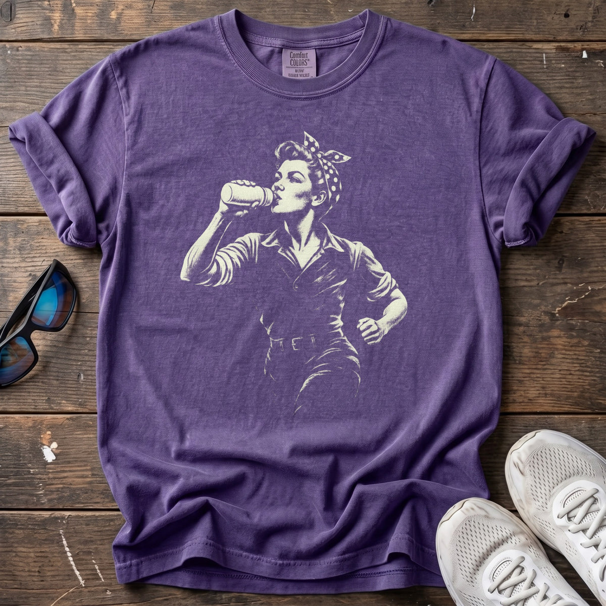 Rosie the Runner Tee — Grape