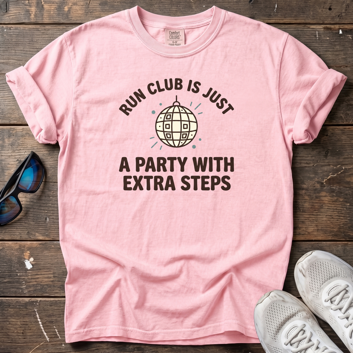 Run Club Is a Disco Tee — Blossom