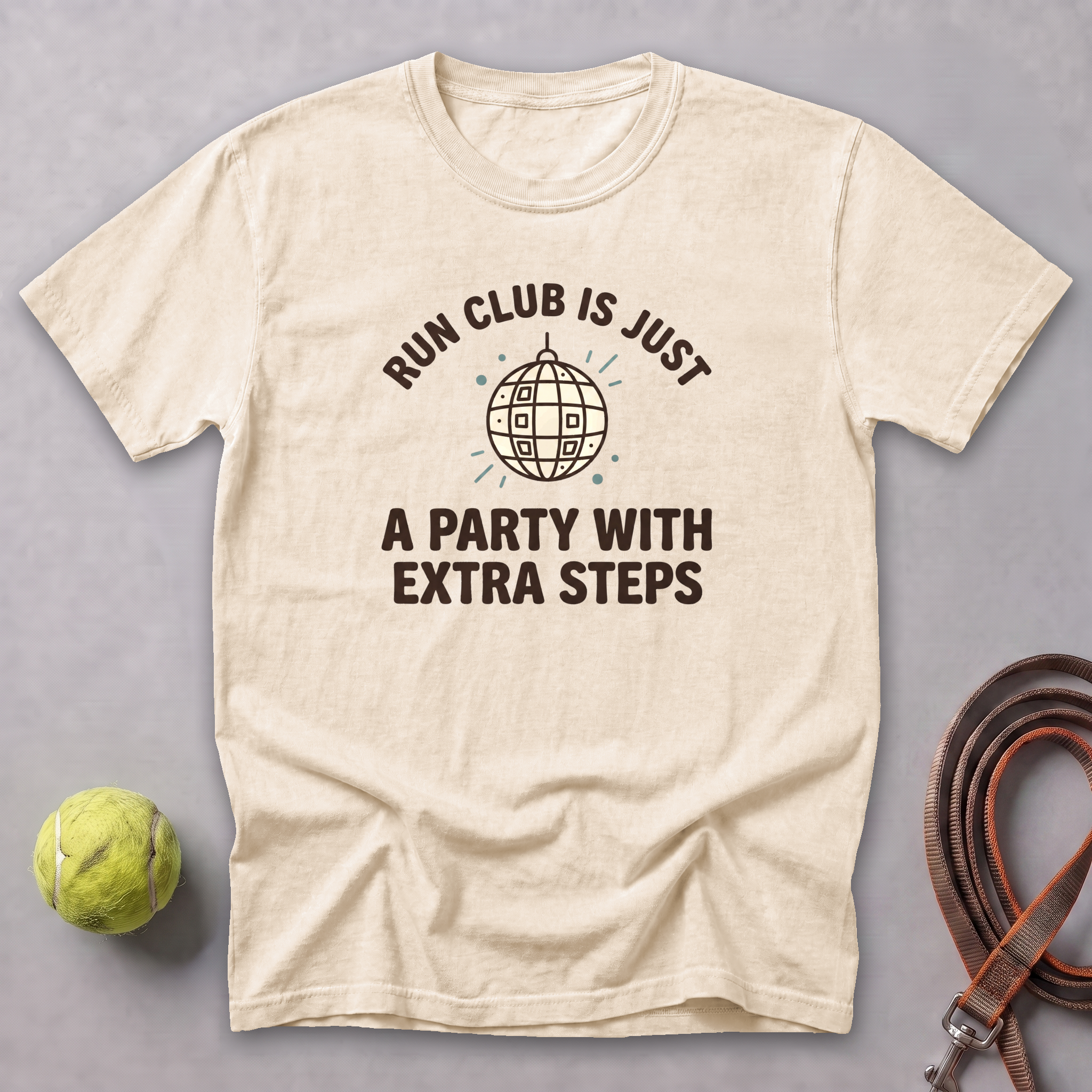 Run Club Is a Disco Tee — Ivory