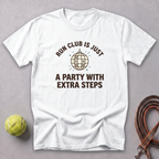 Run Club Is a Disco Tee — White