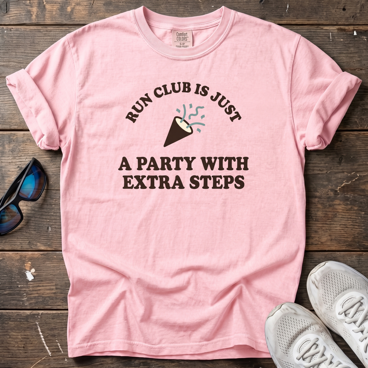 Run Club Is a Party Tee — Blossom