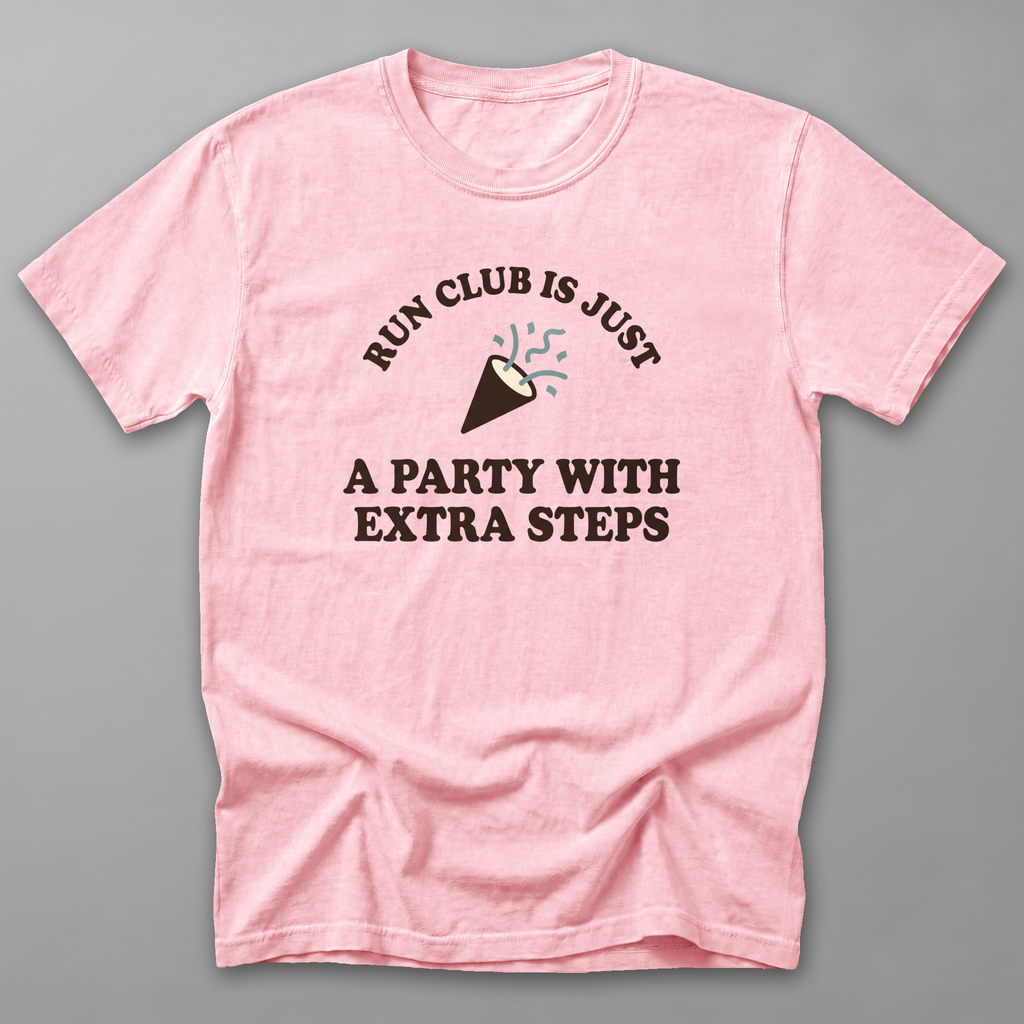 Run Club Is a Party Tee — Blossom