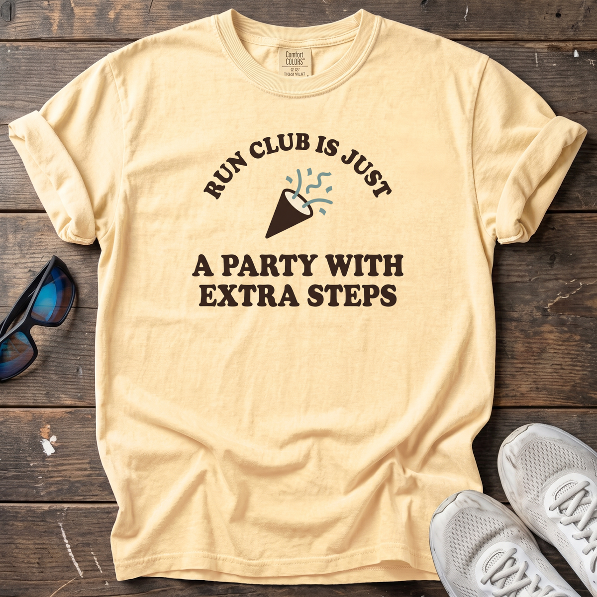 Run Club Is a Party Tee — Butter