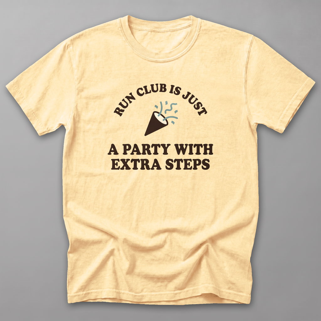 Run Club Is a Party Tee — Butter