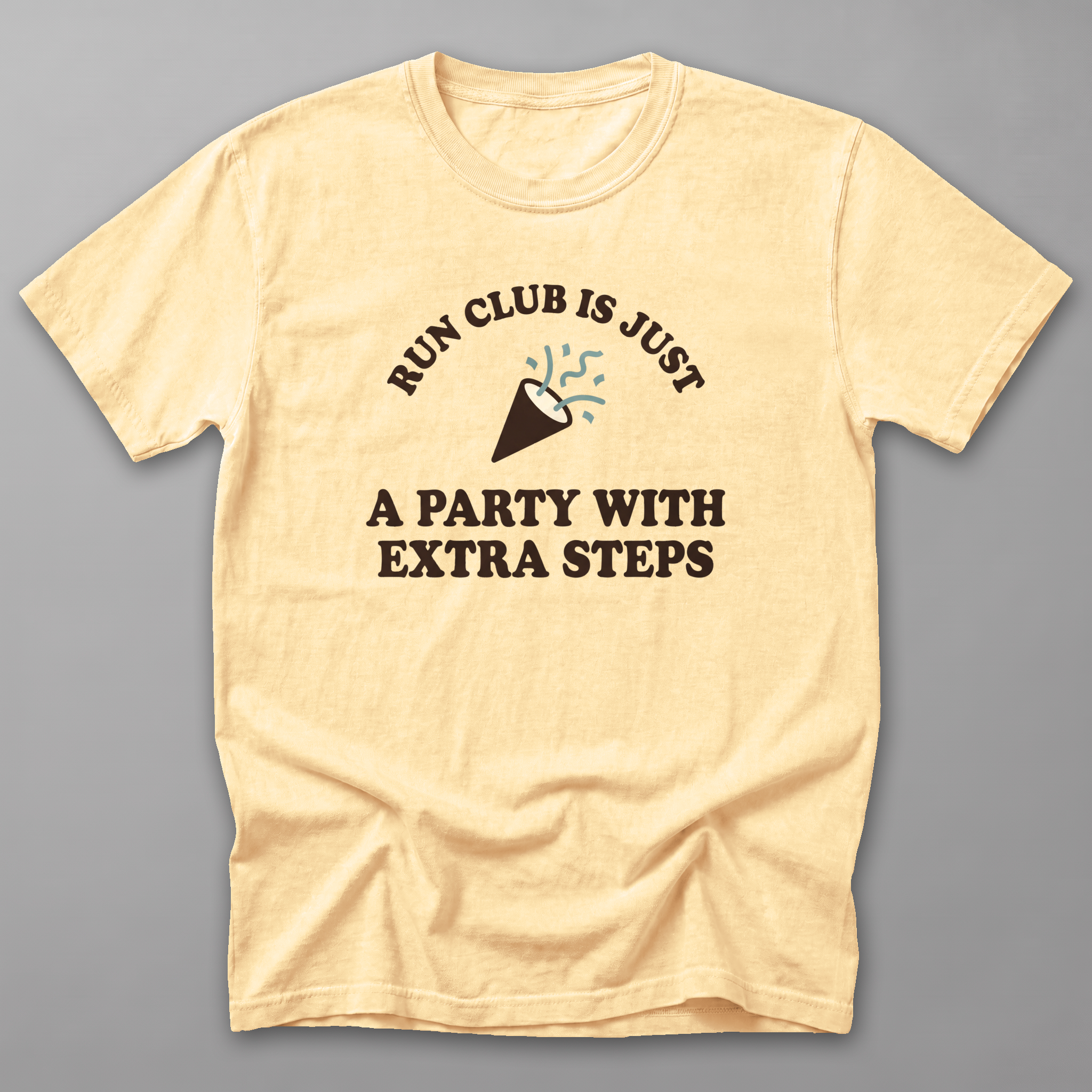 Run Club Is a Party Tee — Butter