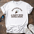 Run Club Is a Party Tee — White