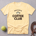 Run Club Is Coffee Club Steamy Tee — Butter