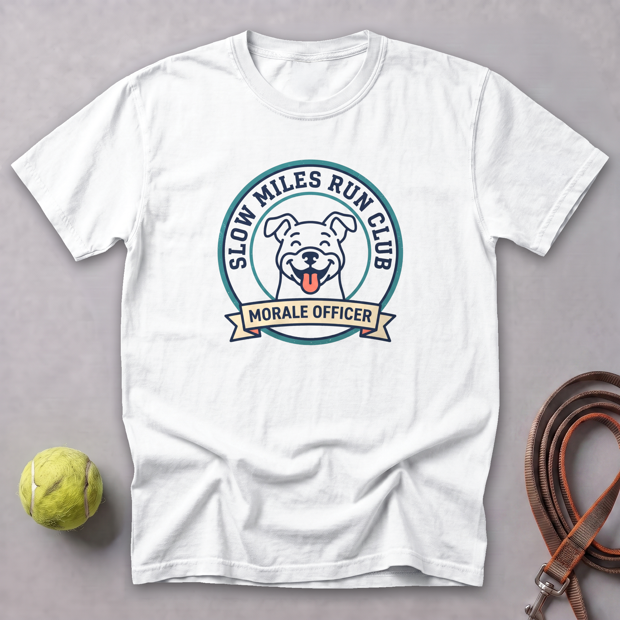 Run Club Morale Officer Tee — White