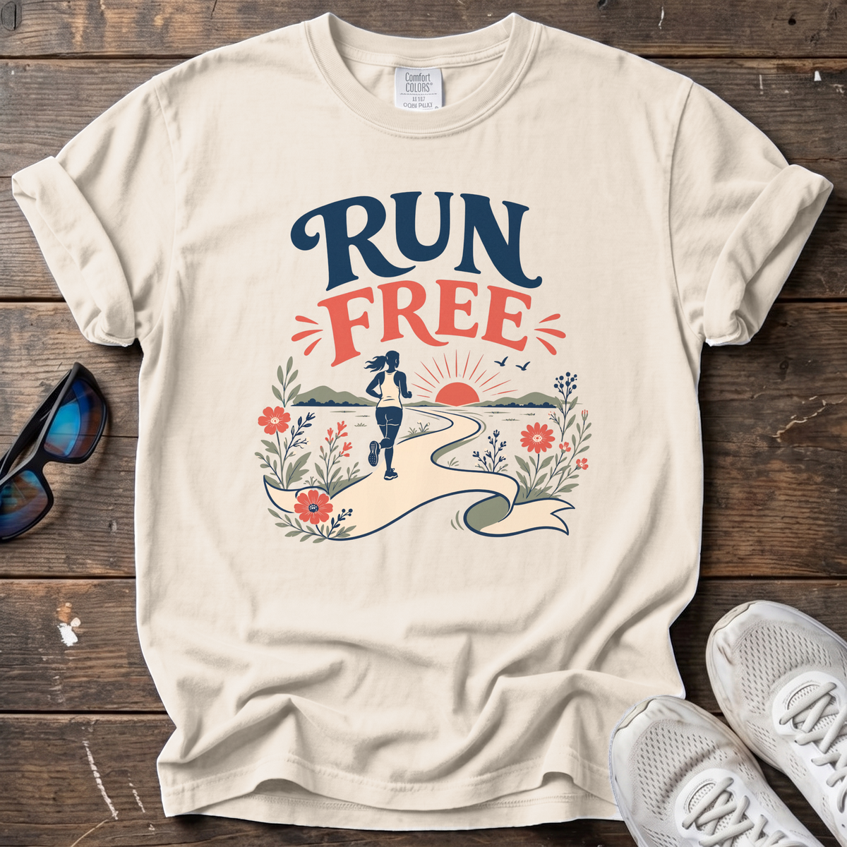 Run Free Tee — Ivory