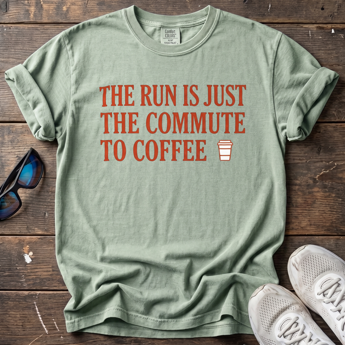 Run is Just a Commute to Coffee Tee — Bay