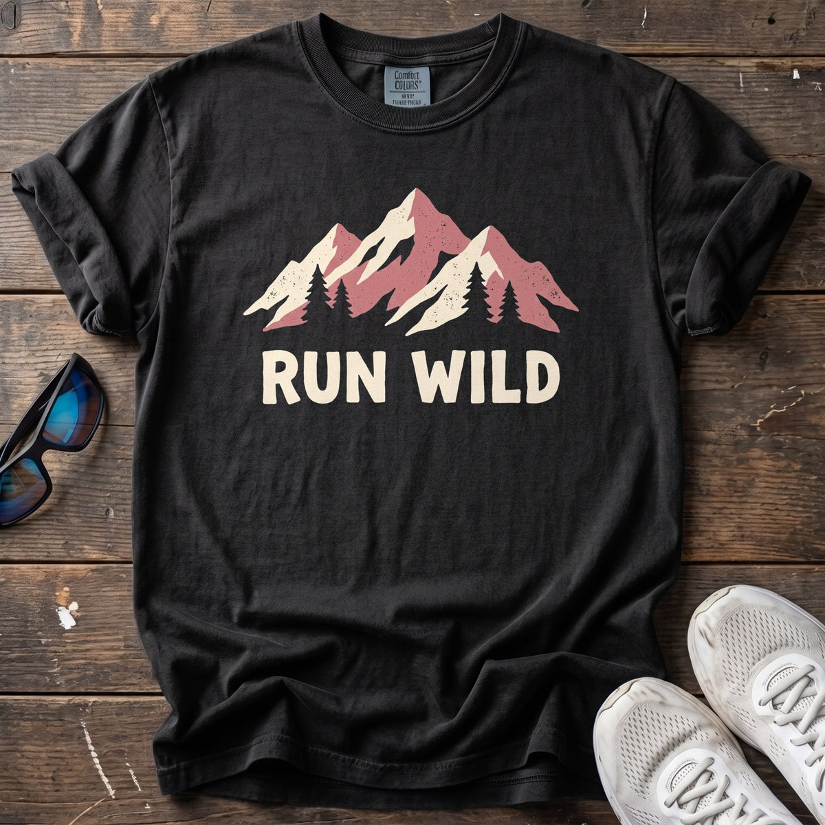 Run Wild Tee — Black