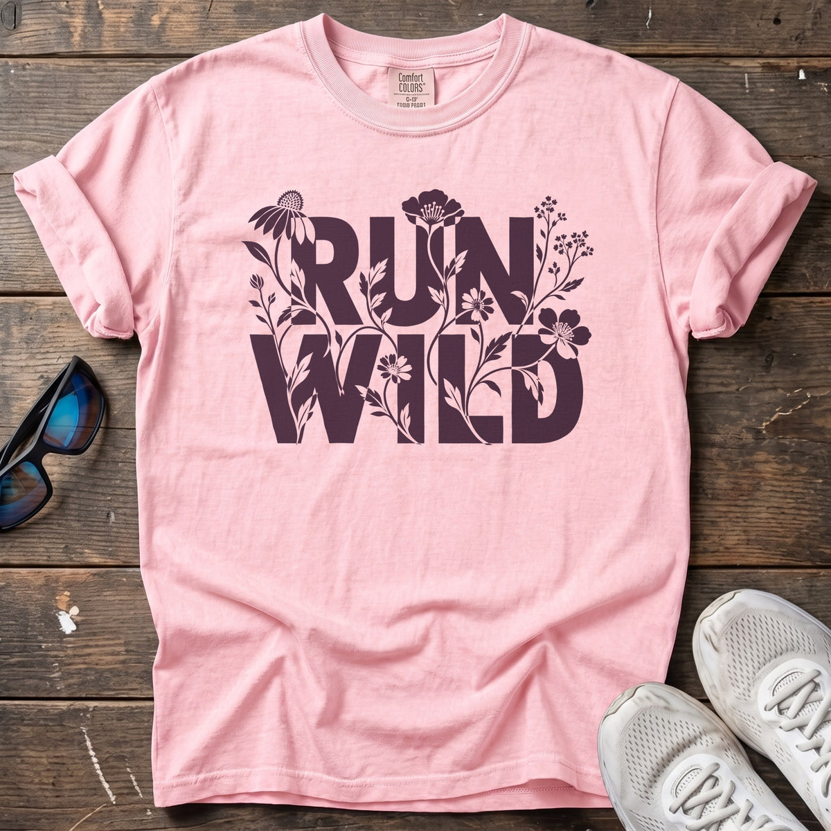 Run Wildflower Tee — Blossom