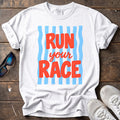 Run Your Race Tee — White