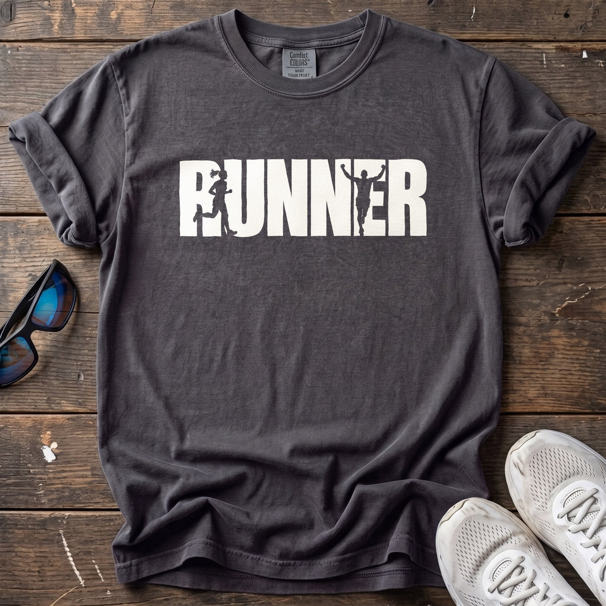 Runner Block Tee — Graphite