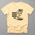 Running Debatable Tube Man Tee — Butter