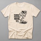 Running Debatable Tube Man Tee — Ivory