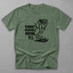 Running Debatable Tube Man Tee — Moss