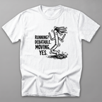 Running Debatable Tube Man Tee — White